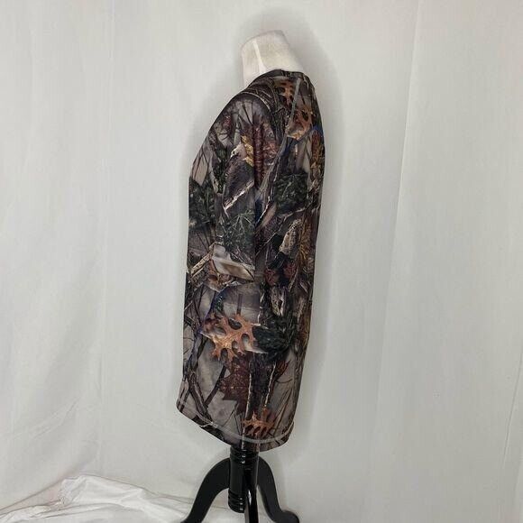 Chicago Cubs Men's Medium Shirt Majestic MLB Green Camo Pattern Coolbase - Picture 6 of 7